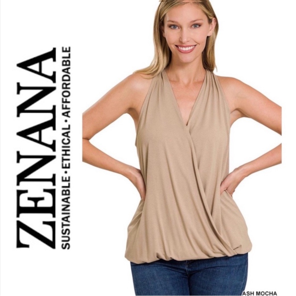 Zenana Outfitters Halter Tank Top